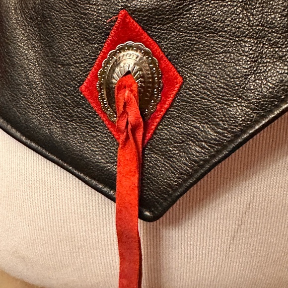 RICKY NELL Bolero Style western rodeo jacket Yellowstone leather - Picture 5 of 11